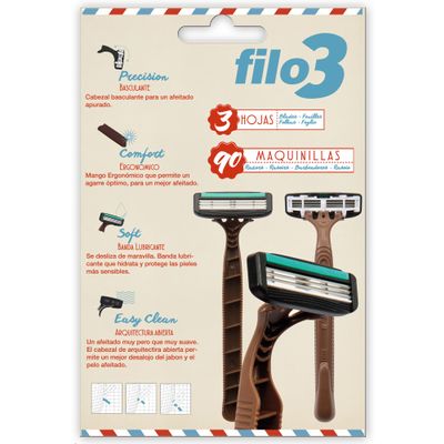Filomatic Men's Disposable Razors, 250 g