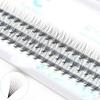 ICYCHEER Pro 0.10/0.07C Natural Long-Curl Individual Cluster Eyelash Extensions, 7–13 mm (0.10C, 10 mm) view 2