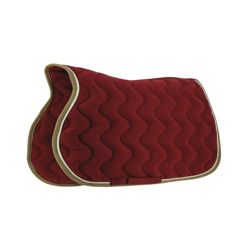 Equi-Theme EQUITHEME Polyfun Saddle Pad, Bordeaux, Bordeaux-Cheval