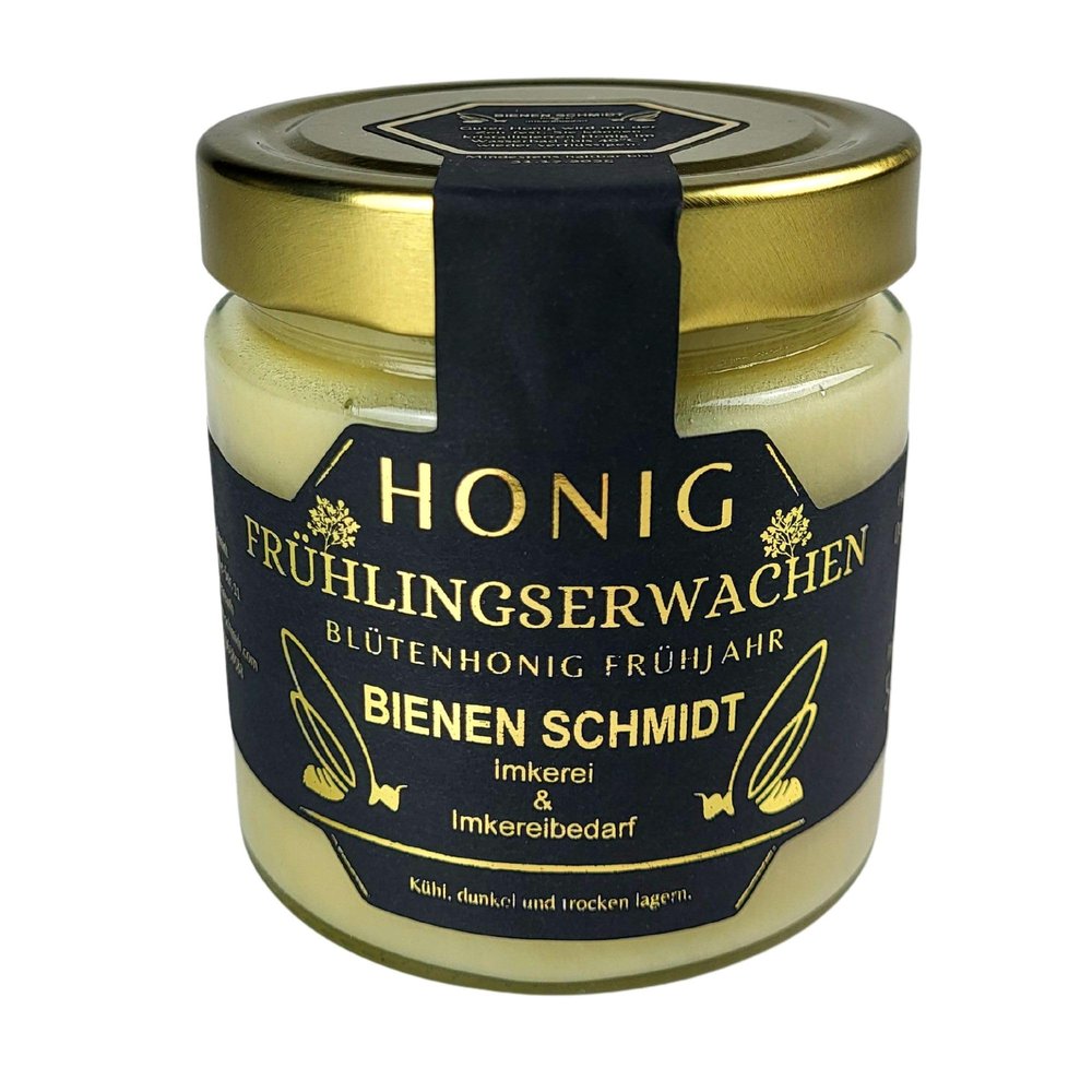Original German Early-Season Honey, 17.6 oz Jar, Creamy-Stirred, Upper Franconia