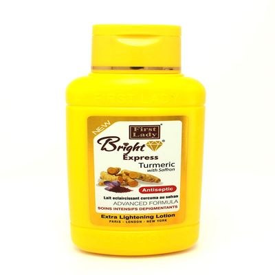 Bright Express Turmeric & Saffron Extra Skin-Lightening Lotion, 500 ml, Antiseptic