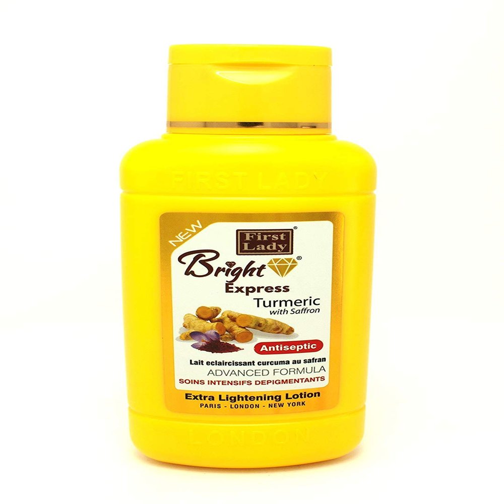 Bright Express Turmeric & Saffron Extra Skin-Lightening Lotion, 500 ml, Antiseptic