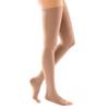 medi Duomed Basic Compression Stockings – AG Thigh-High / Class 1 / Size III / Black / Closed Toe / Short / Nubby Grip Band view 1