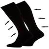 TippTexx 24, 3 Pairs of Lightweight Support Compression Travel Knee-High Socks, Sand, Sizes 39–42 view 2