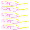 4sold Slim Reading Glasses 5-Pack, +1.00, with Case and Pouch, Yellow view 1