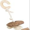TRIXIE Bird Cage Accessory Chewing Swing, Coconut/Wood/Rattan, 20-30 cm - 58745 view 3