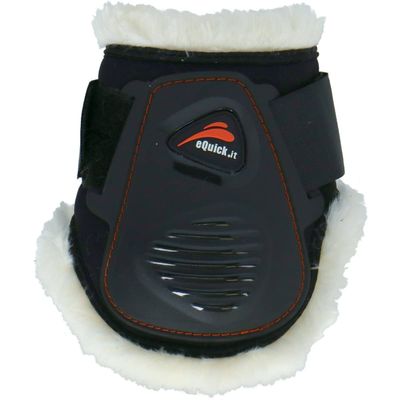 eLight No Kill Rear Hook-and-Loop Fetlock Boot, Black, M