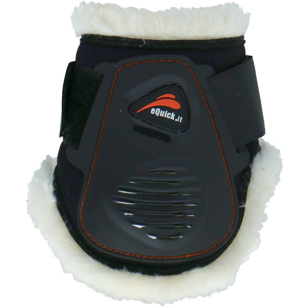 eLight No Kill Rear Hook-and-Loop Fetlock Boot, Black, M