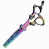 6-Inch Hair Scissors, Customizable Shape, Japanese 440C Steel, Multiple Colors Available view 1