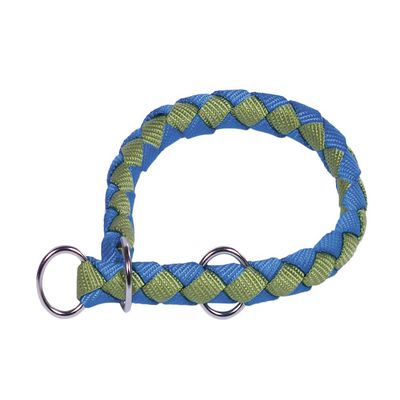 Nobby 80701-39 Collar 'Corda', Green/Light Blue