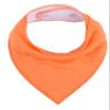 Jueshanzj Baby Cotton Triangle Waterproof Bib, Orange, One Size (33 x 30 cm) view 1