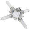mookaitedecor Healing Crystal Pyramid Lucky Charm Decoration view 1