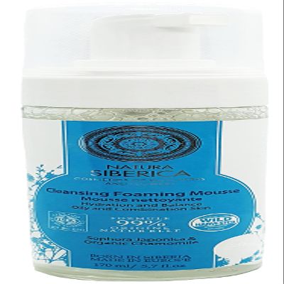 Natura Siberica Foaming Mousse Cleanser for Oily or Combination Skin, 170 ml