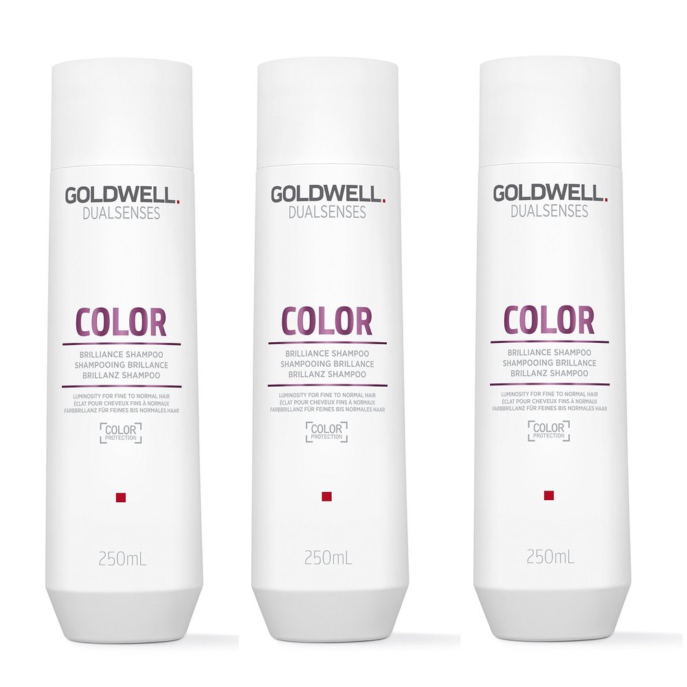 Goldwell Dualsenses Color Brilliance Shampoo, 250 ml x 3
