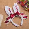 GRACEART Lolita Anime Cosplay Halloween Headband, Wine Red, One Size view 4