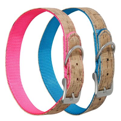 Cork Collar L: 35 cm W: 24 mm Blue