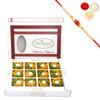 Ghasitaram Gifts Kesar Pista Delight with Beaded Rakhi, 250 g view 1