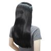 Lydell Long 3/4 Women's Wig, Straight, Blonde Highlights, Synthetic Hair, Adjustable Black Headband, Natural Black view 3