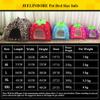 JEELINBORE Soft Strawberry Pet Sleeping Bag, Dog House/Cat Cave, Pet Bed, Red, XL (43 × 43 × 45 cm) view 2