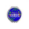 DIYthinker Round Portable Makeup Compact Mirror, 2.6 x 2.4 x 0.3 in, Multicolor view 1