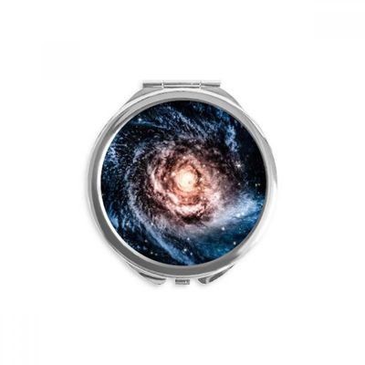 DIYthinker Nebula Dust Cosmic Eye Pattern Round Compact Mirror, Multicolor, 2.6 x 2.4 x 0.3 in
