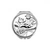 DIYthinker Chinese Umbrella Sword Dragon Drawing Round Compact Makeup Mirror, Multicolor, 2.6 x 2.4 x 0.3 in view 1