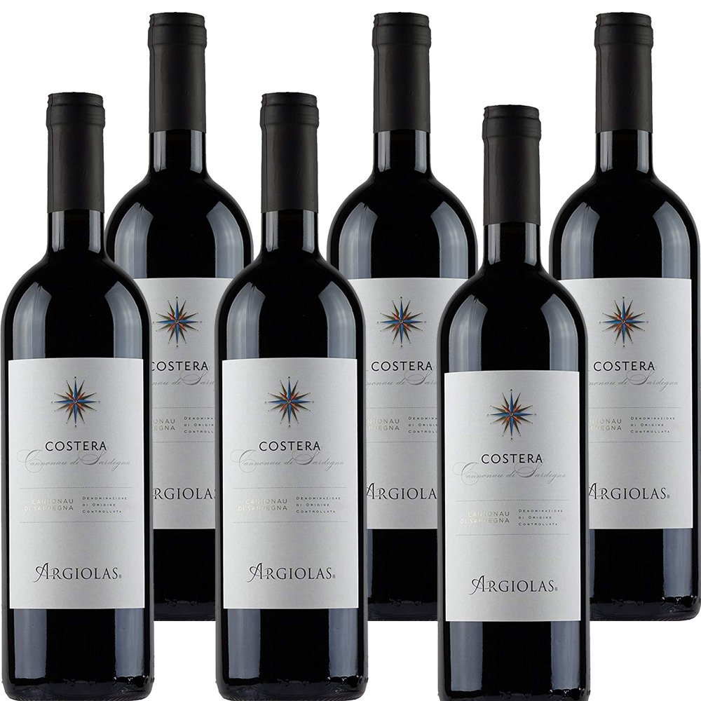 Cannonau di Sardegna DOC Argiolas Costera, 6 x 750 ml, Italian Red Wine