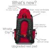 WLDOCA Dog Backpack for Medium-Sized Dogs up to 15 kg, Waterproof Lining, Red view 4