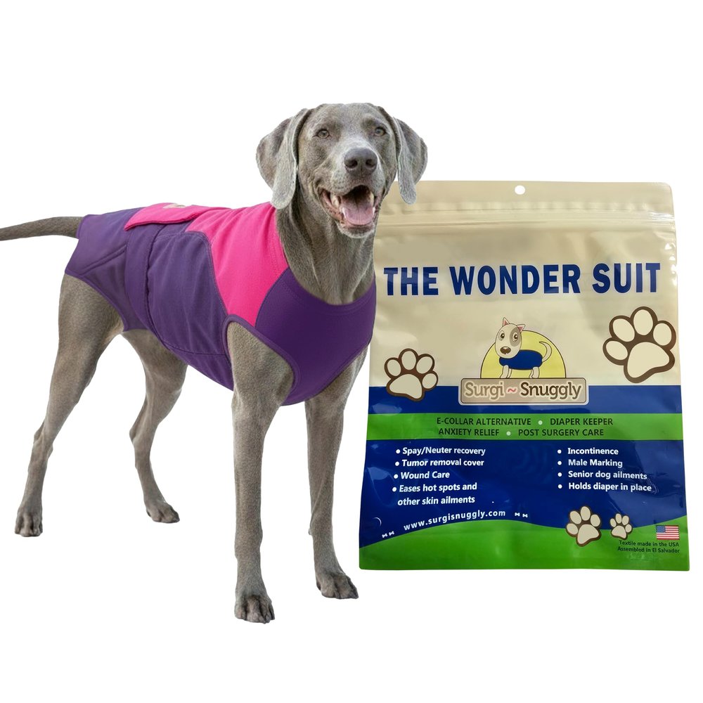 Surgi~Snuggly Disposable Dog Diaper Cover for Male and Female Dogs, Leg-Wrap Design, Size ML-PP
