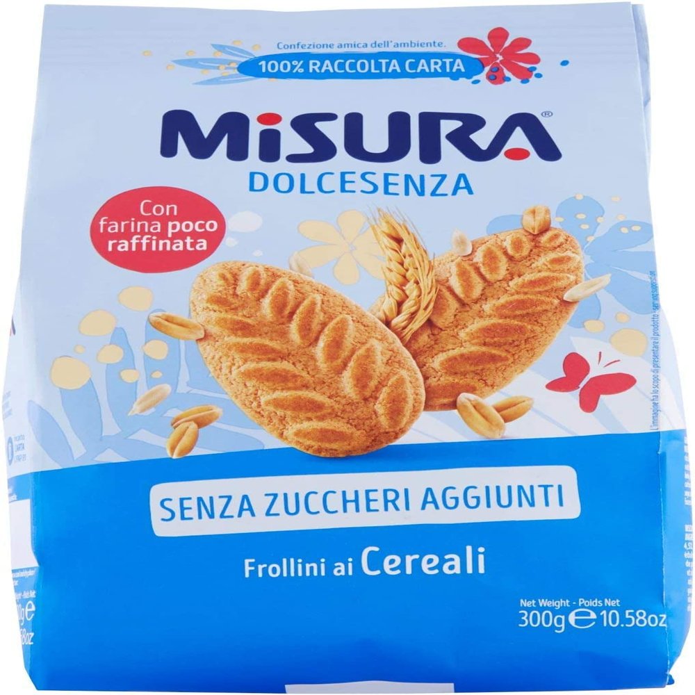 6 × Misura Muesli Cereal Cookies, 300 g