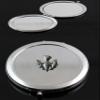 Giftsforall gt250 Round English Pewter Pocket Mirror, 2.2 x 2 cm view 1