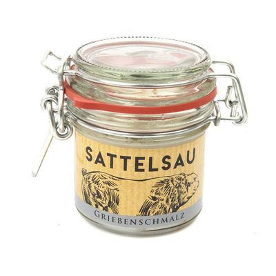 Sattelschwein Pork Lard with Cracklings, 100 g