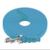 LENNIE BioThane Tracking Leash, 19 mm, 2 m, for Dogs 35 kg+, No Hand Loop, Cyan/Turquoise view 1