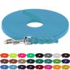 LENNIE BioThane Tracking Leash, 19 mm, 2 m, for Dogs 35 kg+, No Hand Loop, Cyan/Turquoise view 2