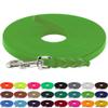LENNIE BioThane Long Line, 13 mm, 8 m, for Dogs 15–25 kg, Apple Green, Braided view 2