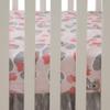 Lambs & Ivy Calypso Fitted Crib Sheet, Cotton, Pink, Gray, White, Animals view 2