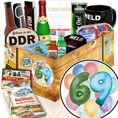 69th Birthday Gift for Men | East German Nostalgia Gift Set
