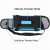 Water-Resistant Pet Carrier Bag for Small Dogs and Cats, Blue, Size S view 3