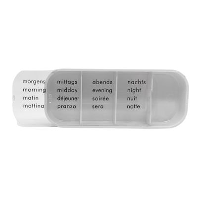 1-Day Pill Dispenser with Sliding Lid