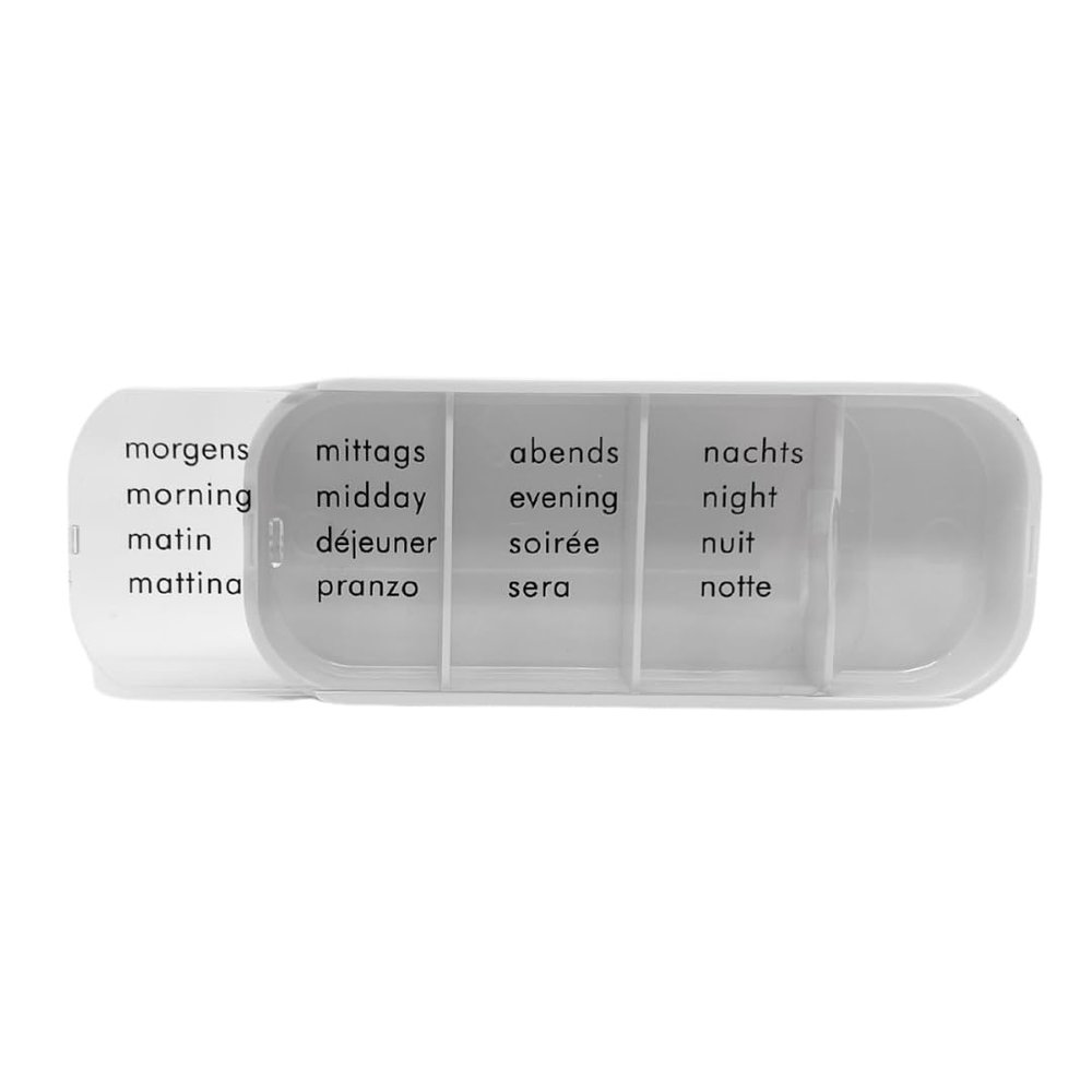 1-Day Pill Dispenser with Sliding Lid