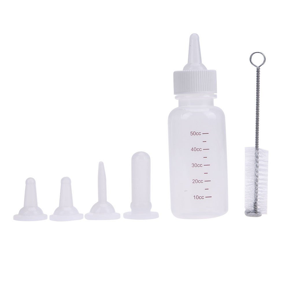 FM 6pcs Puppy Kitten Feeding Bottle Set