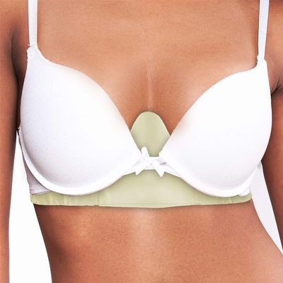 More of Me to Love Viscose-Cotton Bra Inserts, 3-Pack, Black, White, Beige, XXL