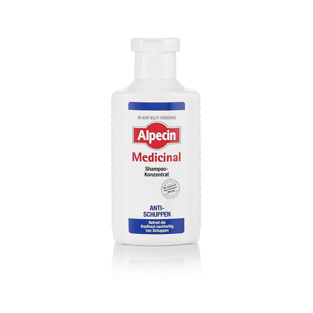 Alpecin Medicinal Forte Anti-Dandruff Shampoo, Revitalizing Scalp and Hair Care for Men, 6 x 200 ml