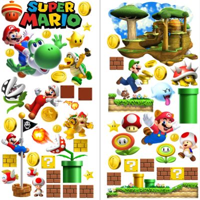 Mario Sticker Wall Decals
