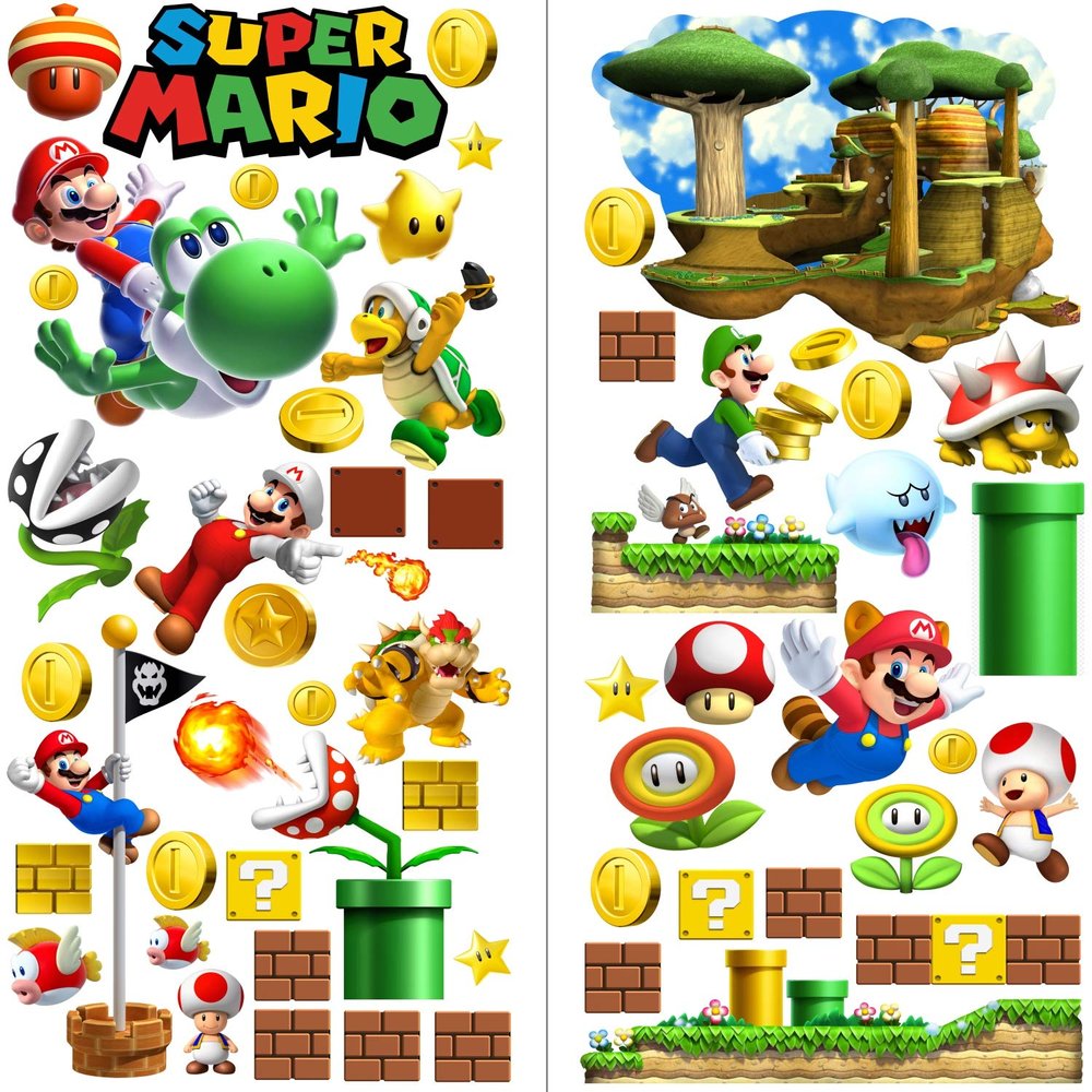 Mario Sticker Wall Decals