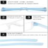 VEVESMUNDO Rimless Reading Glasses with Case, Transparent, +1.5 view 4