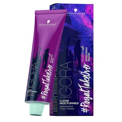 Schwarzkopf Professional Igora #Royal TakeOver Lucid Nocturnes 6-299 Dark Blonde Ash Violet Extra, 60 ml