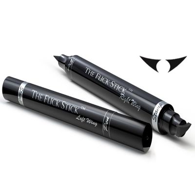 The Flick Stick Winged Eyeliner Stamp by Lovoir, Black, Waterproof, Smudgeproof, 2-Pack