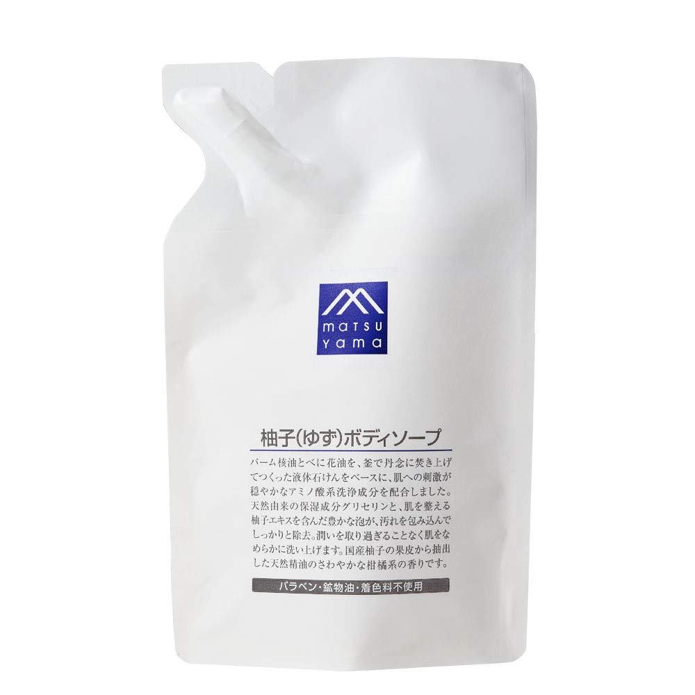 Matsuyama M-Mark Yuzu Body Soap, 450 ml Refill