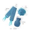 LIANYG 3-Piece Bath Scrubber Set, Color 01 view 3